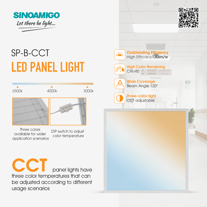 News - SP-B-CCT: Adjustable CCT Panel Light for Modern Spaces