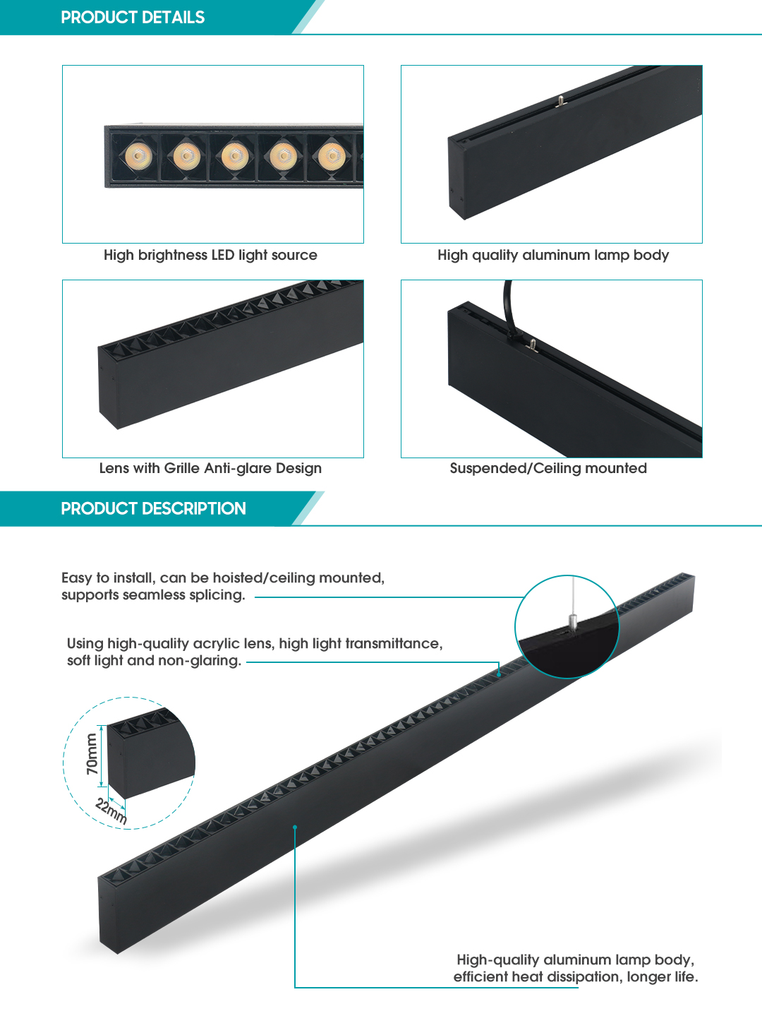 SC08 Linear Lamp